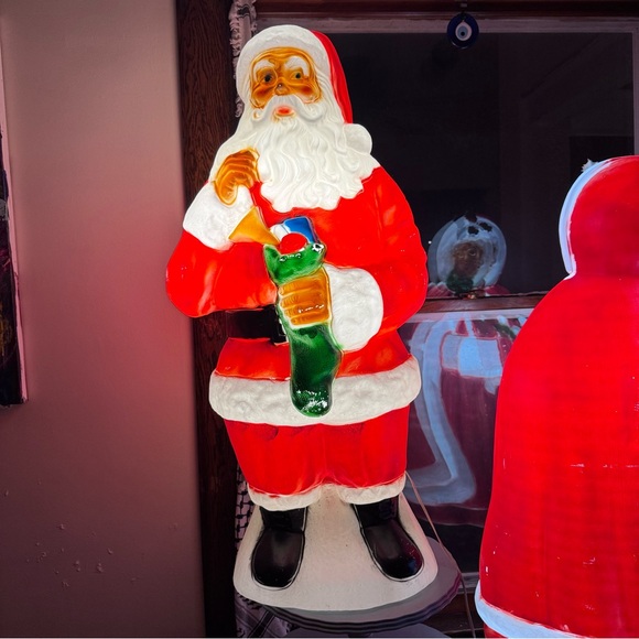 Vintage Christmas 40” Santa Claus Empire Lighted Blow Mold Yard Decor Decoration - Picture 2 of 6